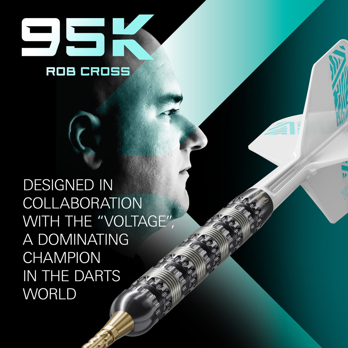 Target Rob Cross Darts - Steel Tip - 95% Tungsten - 95K