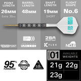 Target Rob Cross Darts - Steel Tip - 95% Tungsten - 95K