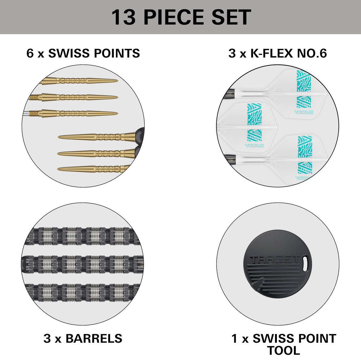 Target Rob Cross Darts - Steel Tip - 95% Tungsten - 95K