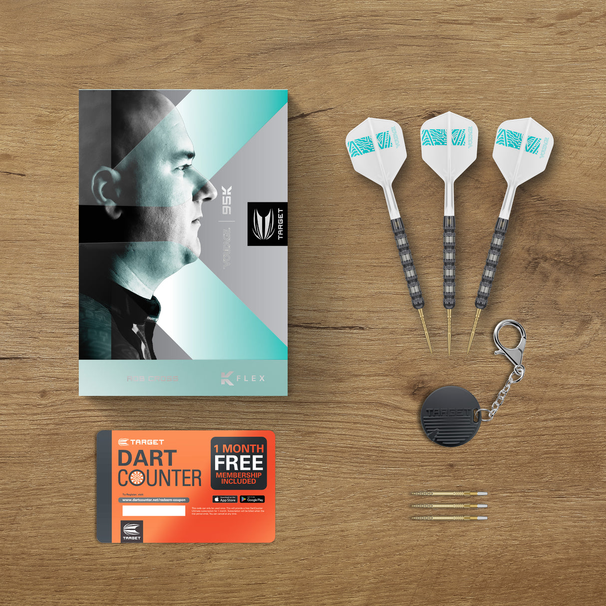 Target Rob Cross Darts - Steel Tip - 95% Tungsten - 95K