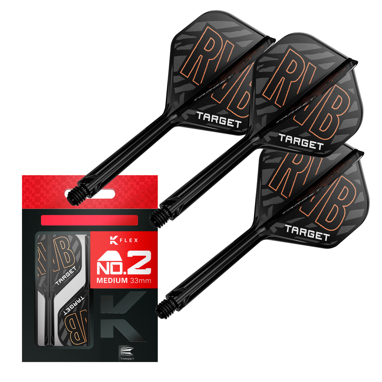 Target K-Flex Dart Flights - Standard No.2 - Raymond van Barneveld