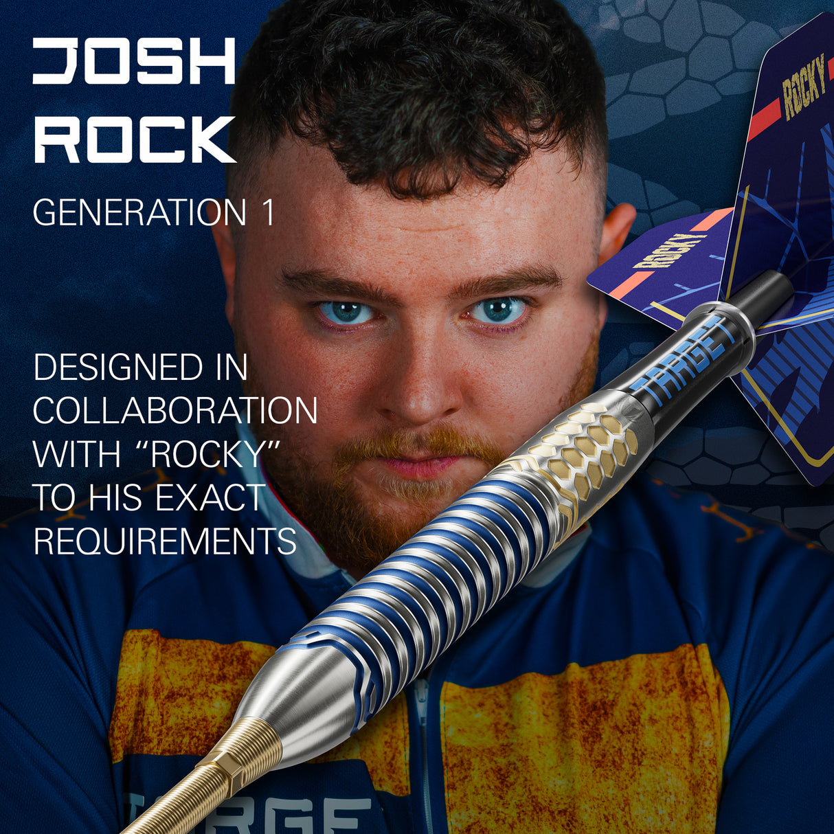 Target Josh Rock Darts - Steel Tip - 90% Tungsten - G1