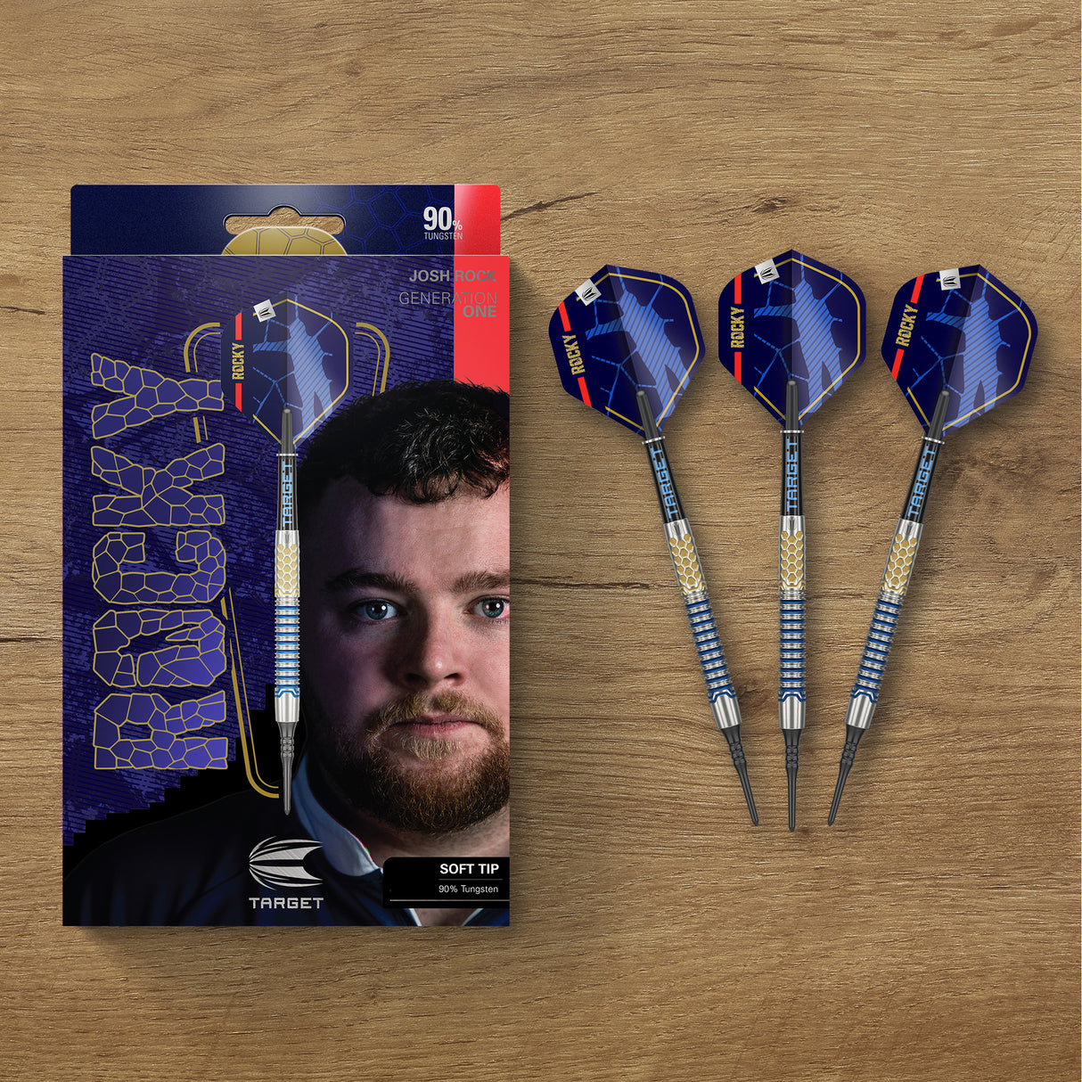 Target Josh Rock Darts - Soft Tip - 90% Tungsten - G1