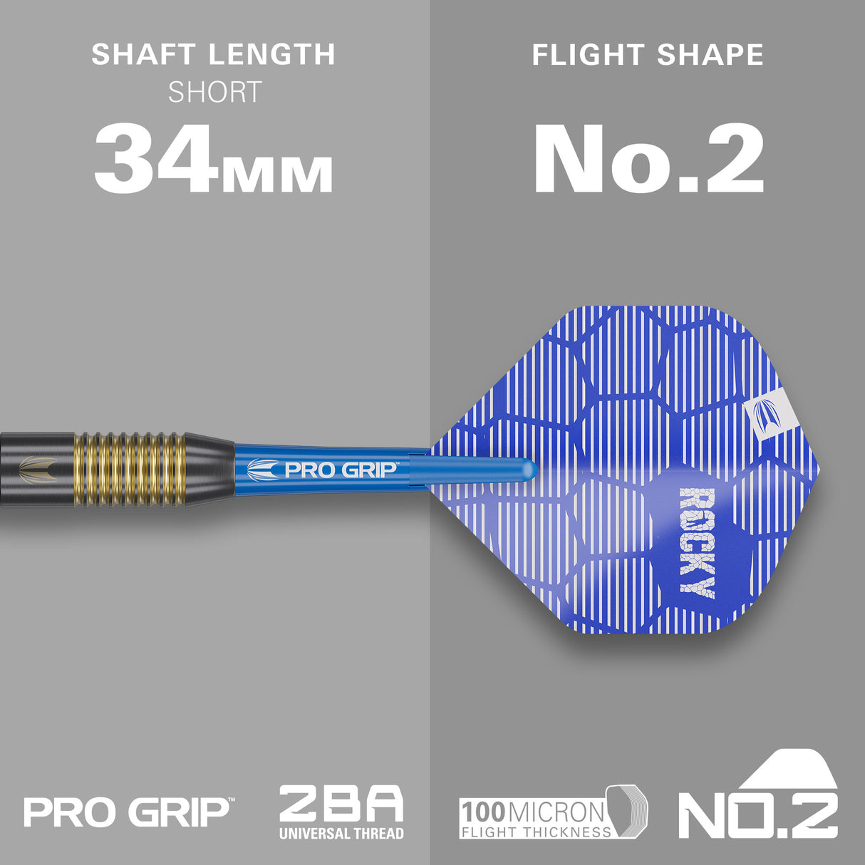 Target Josh Rock Darts - Soft Tip - Brass