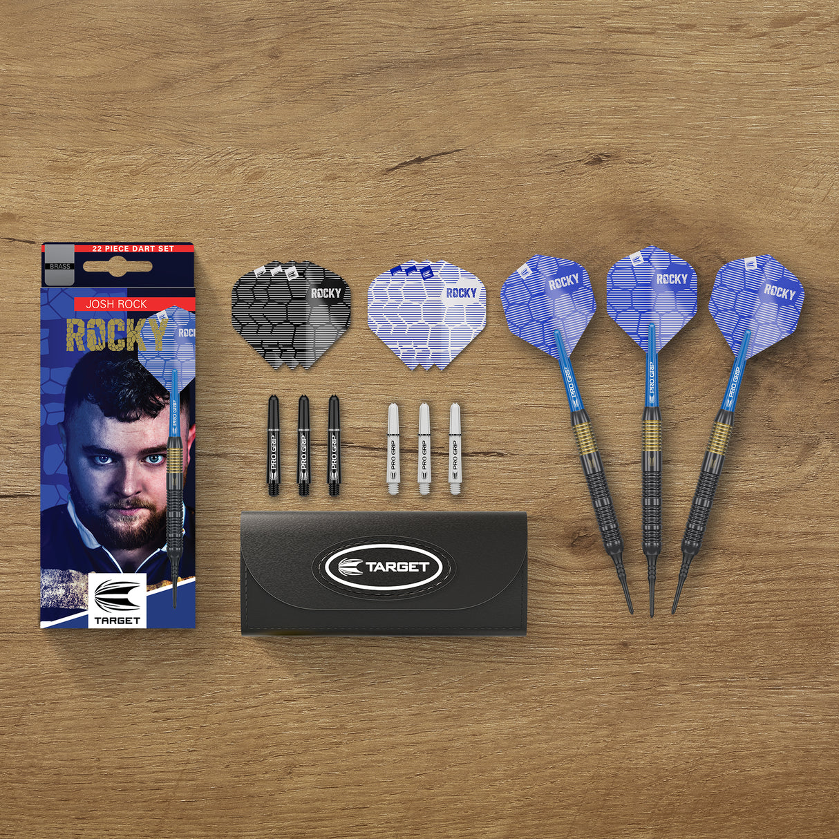 Target Josh Rock Darts - Soft Tip - Brass