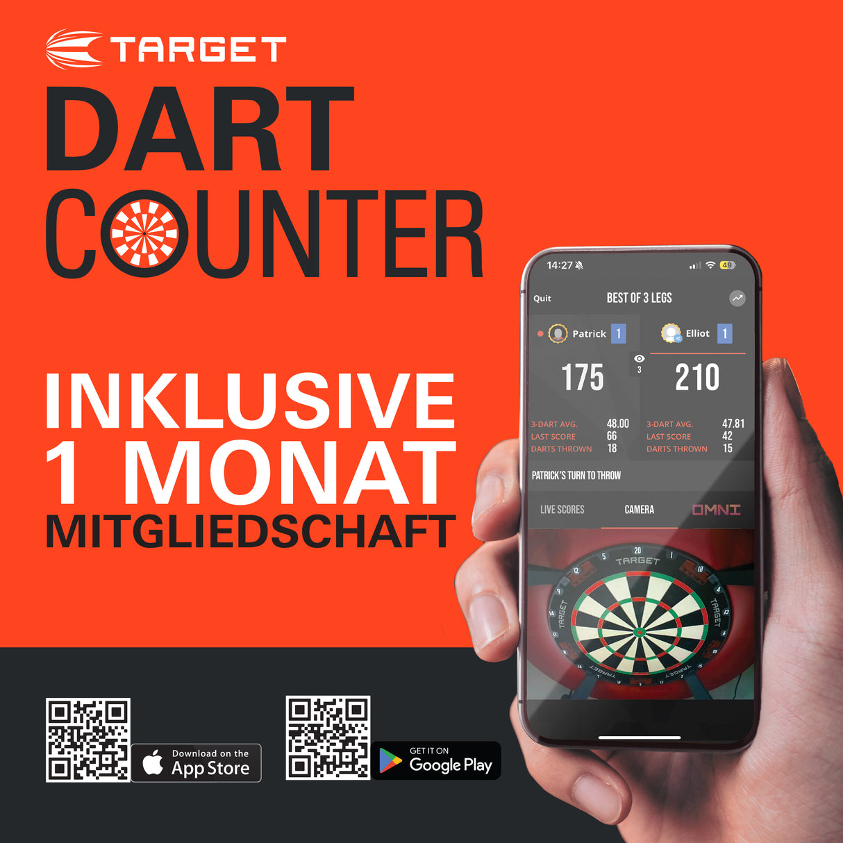 Target Stephen Bunting Darts - Steel Tip - 95% Tungsten - 95K