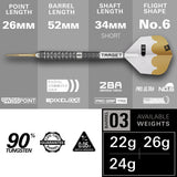 Target Redux Darts - Steel Tip - 90% Tungsten - 03