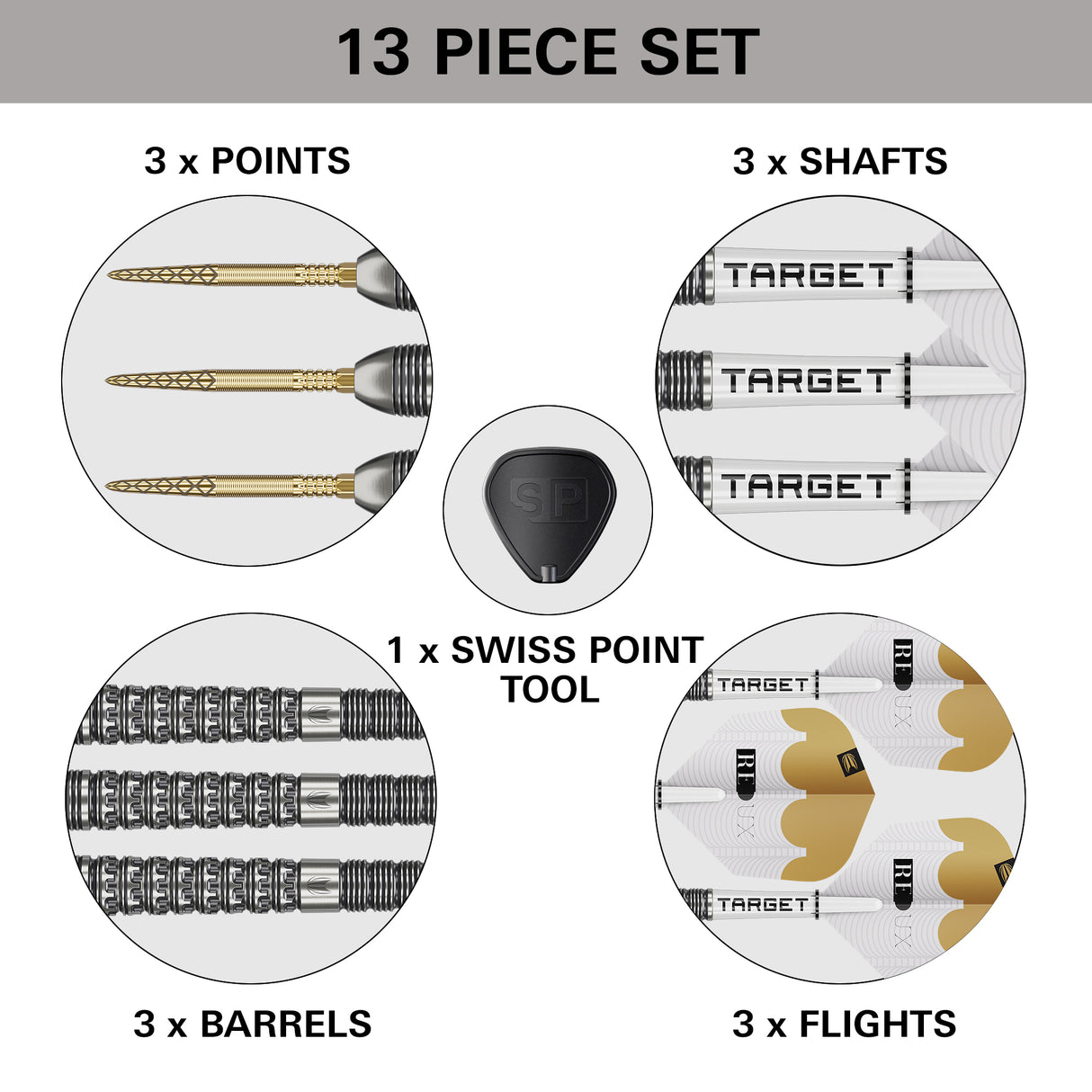 Target Redux Darts - Steel Tip - 90% Tungsten - 03