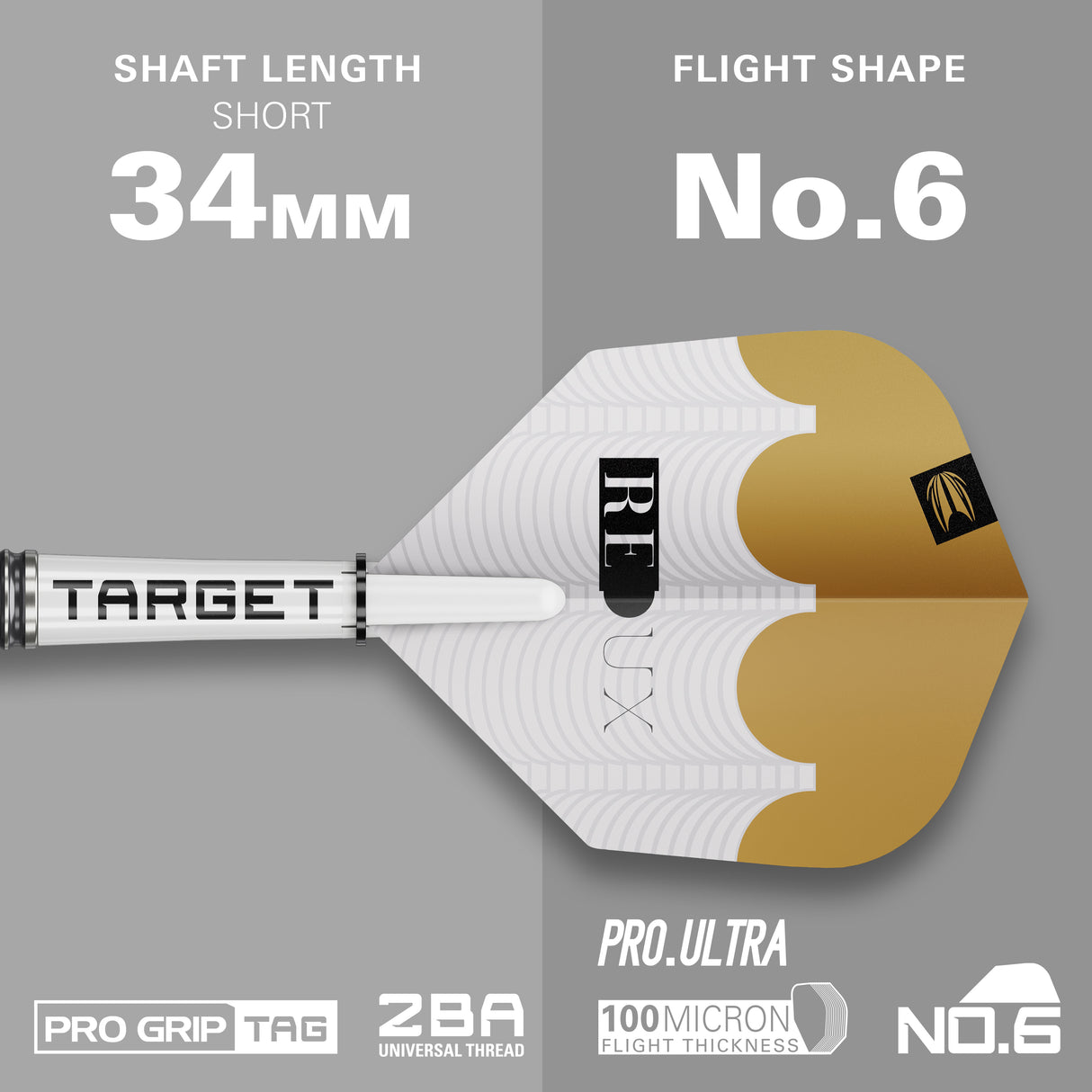 Target Redux Darts - Soft Tip - 90% Tungsten - 10