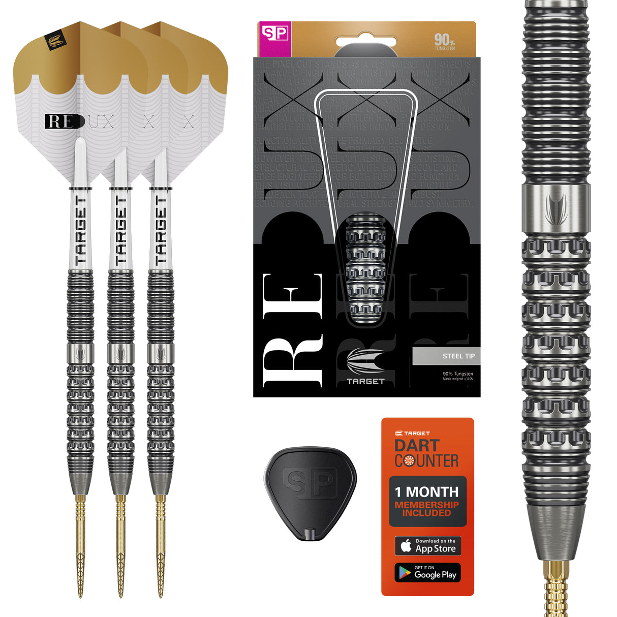 Target Redux Darts - Steel Tip - 90% Tungsten - 01