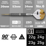 Target Redux Darts - Steel Tip - 90% Tungsten - 01