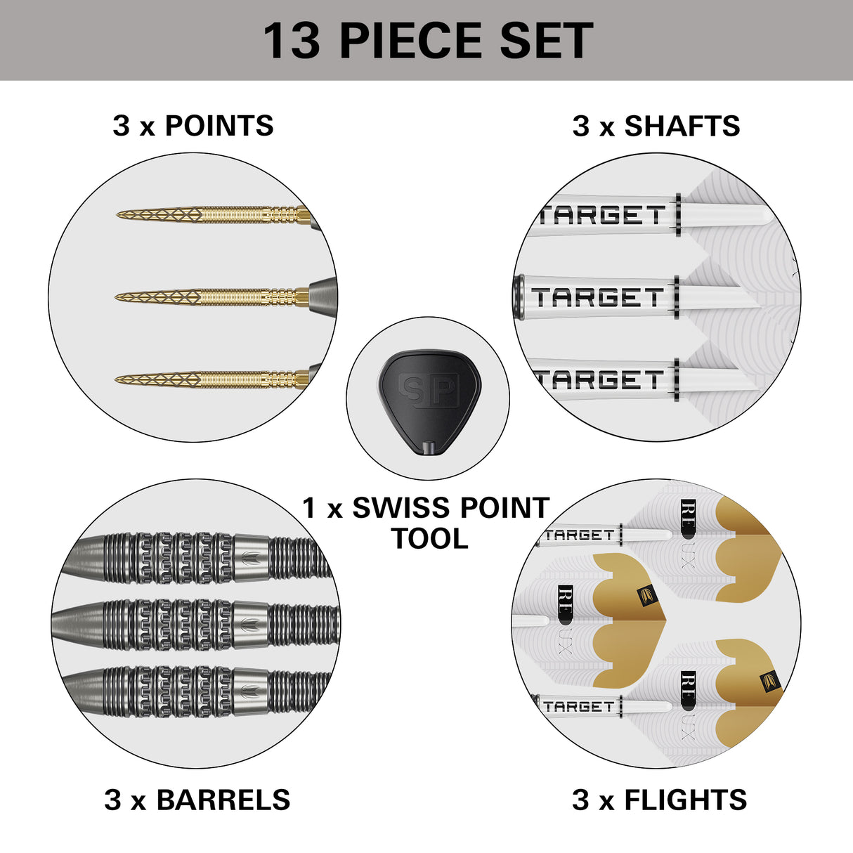 Target Redux Darts - Steel Tip - 90% Tungsten - 02