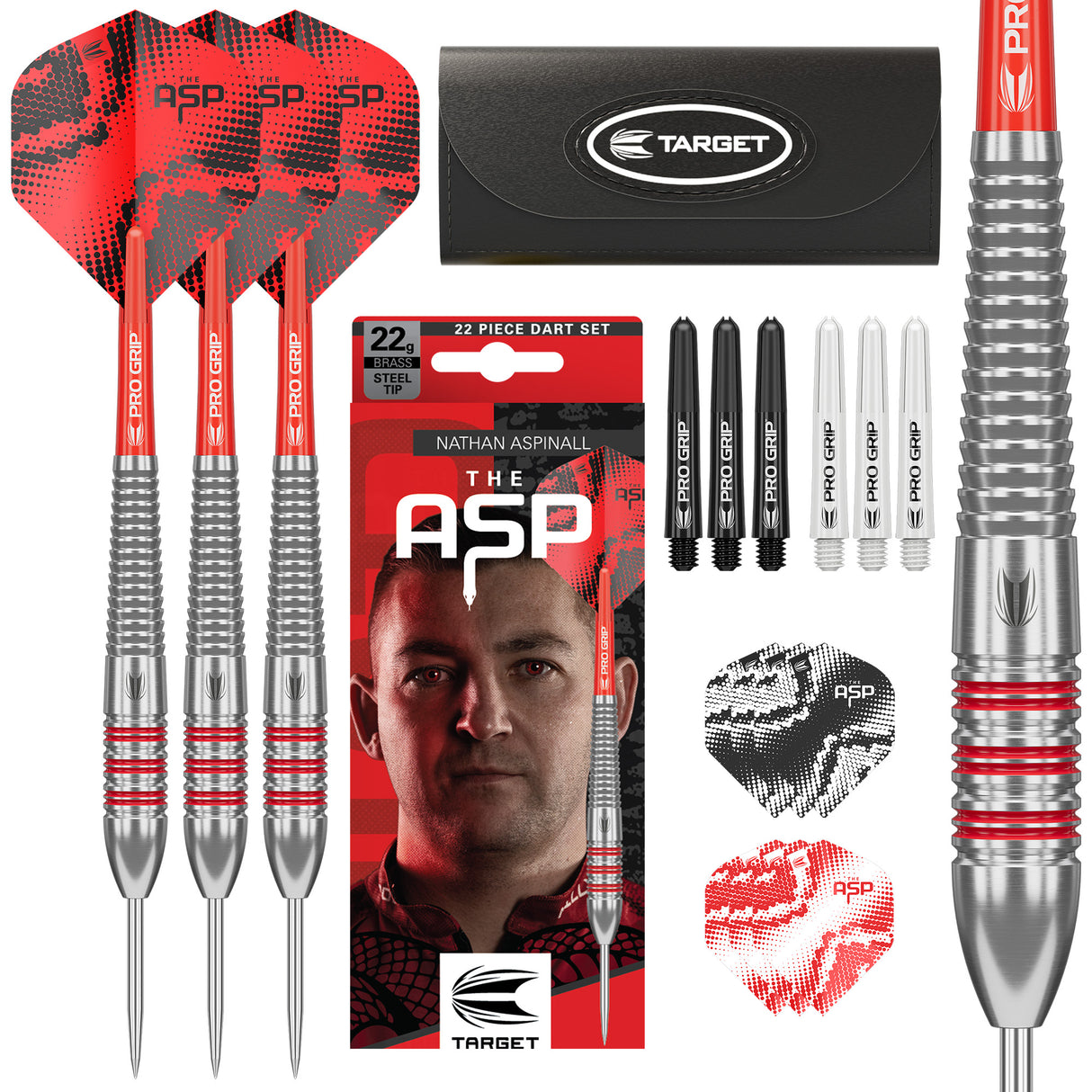 Target Nathan Aspinall Darts - Steel Tip - Brass