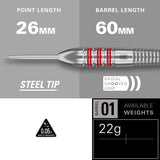 Target Nathan Aspinall Darts - Steel Tip - Brass
