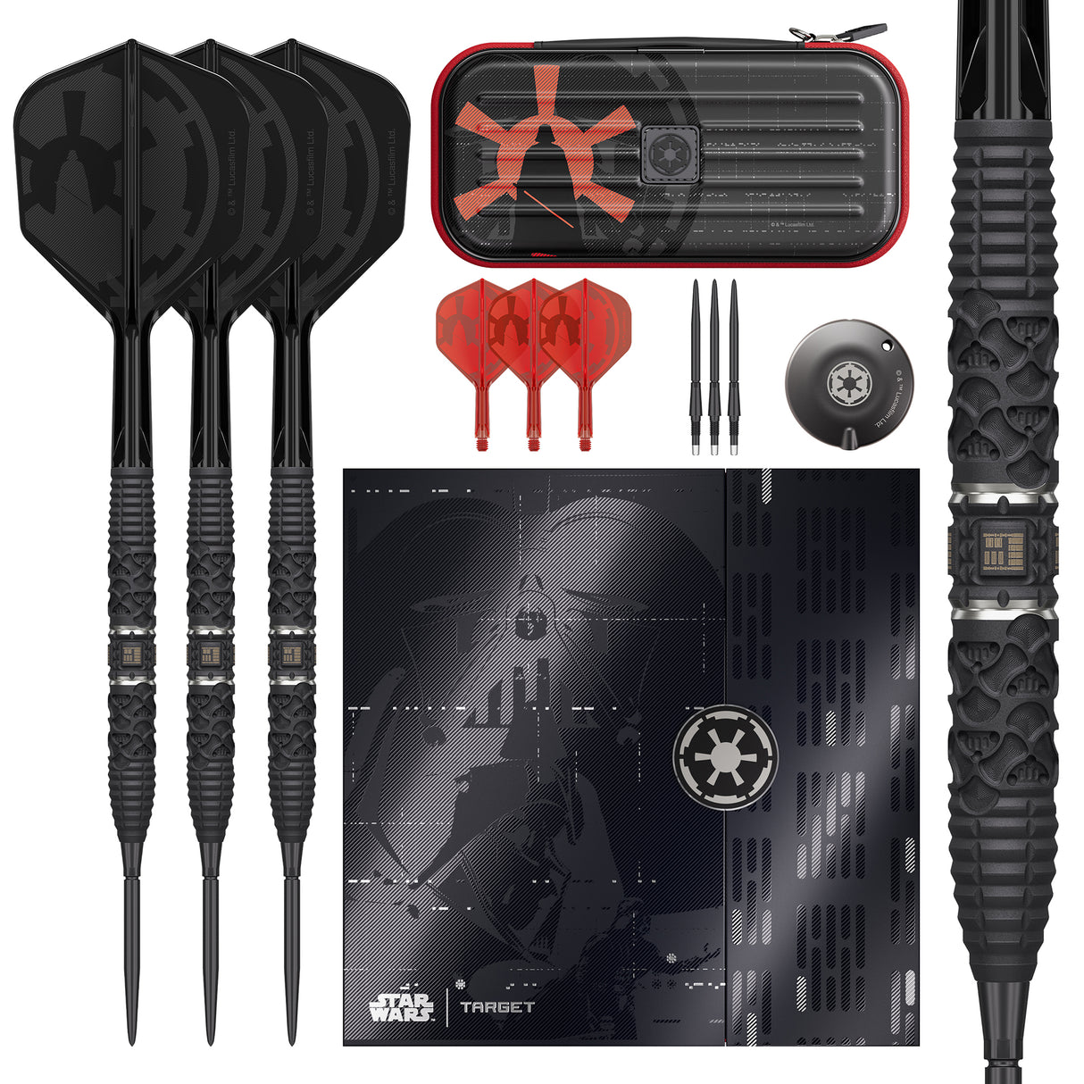 Target Star Wars Darts - Steel Tip - 95% Tungsten - Darth Vader