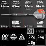 Target Star Wars Darts - Steel Tip - 90% Tungsten - X Wing