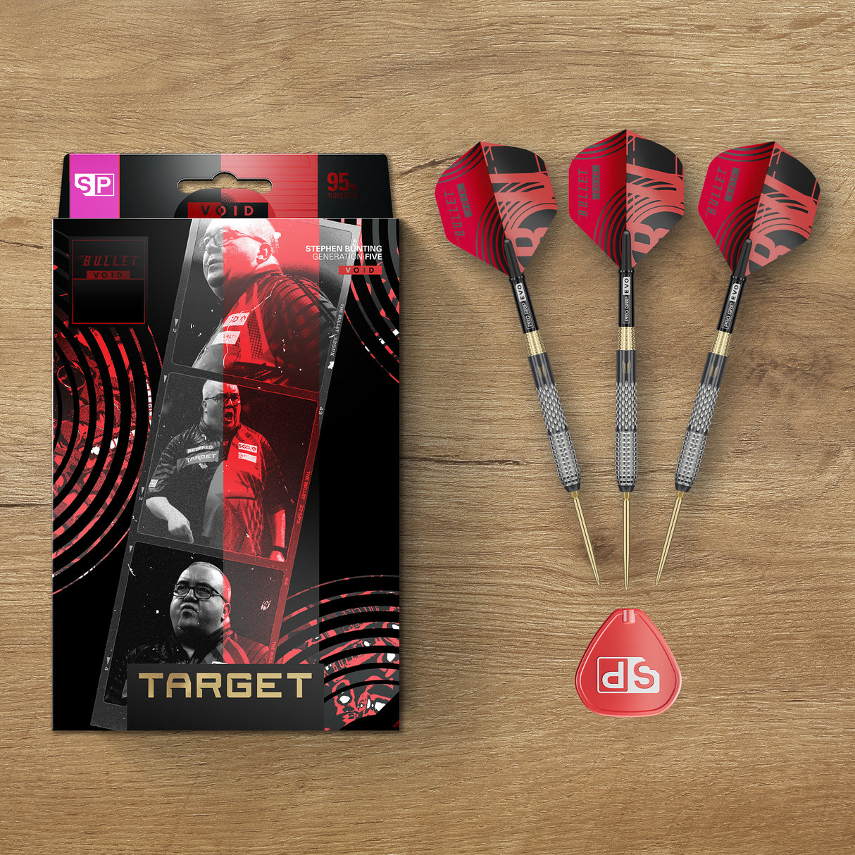 Target Stephen Bunting Darts - Steel Tip - 95% Tungsten - G5 Void