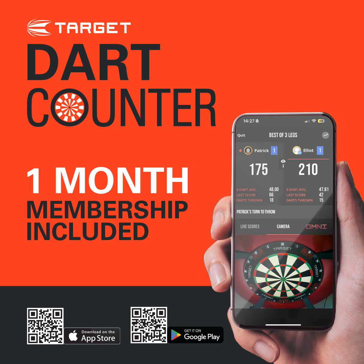 Target Stephen Bunting Darts - Steel Tip - 95% Tungsten - G5 Void