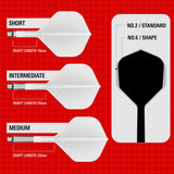 Target K-Shift Dart Flights - Standard No.2