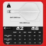Target K-Shift Dart Flights - Standard No.2