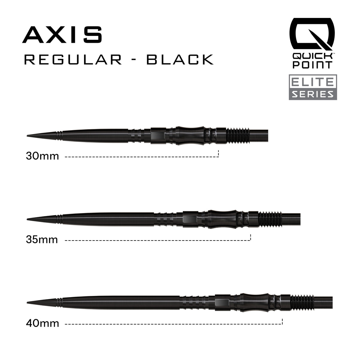 Harrows Quick Points - Steel Tip - Axis