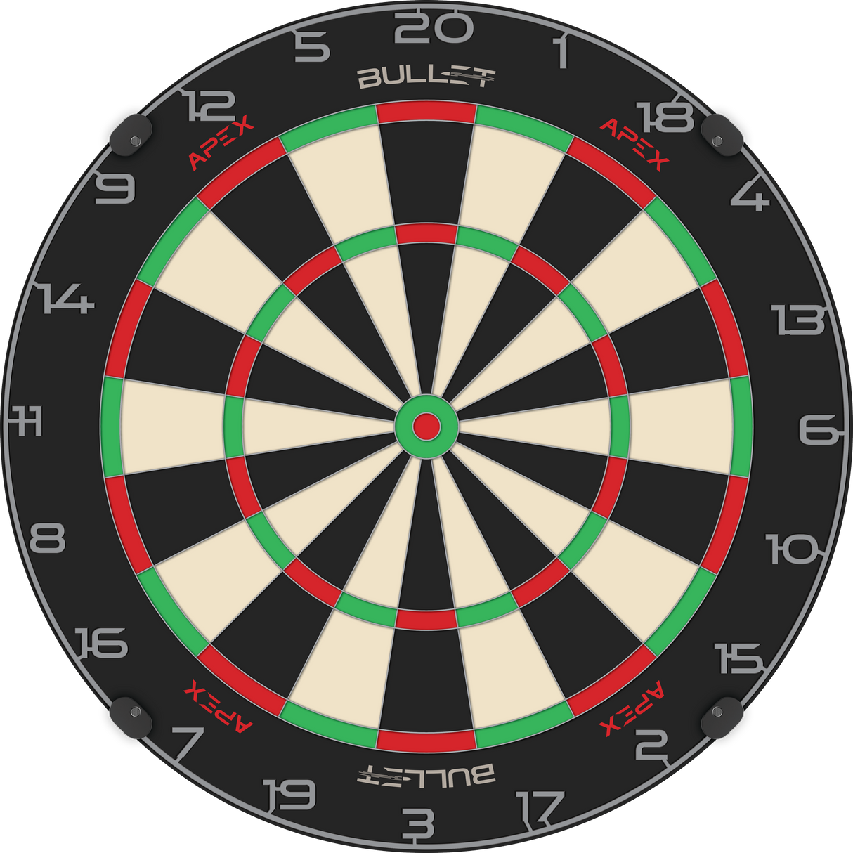 Bullet APEX Dartboard - Professional - Brazilian Sisal
