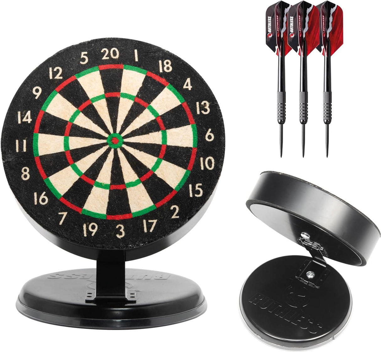 *Ruthless Mini Desktop Dartboard and Surround Set