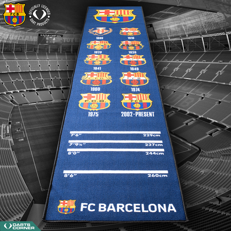 Darts Corner Étui à fléchettes sous licence officielle Barcelona Football Club Barca FC., Noir , Portefeuille passeport Darts Corner Étui à fléchettes sous licence officielle Barcelona Football Club Barca FC., Noir , Portefeuille passeport