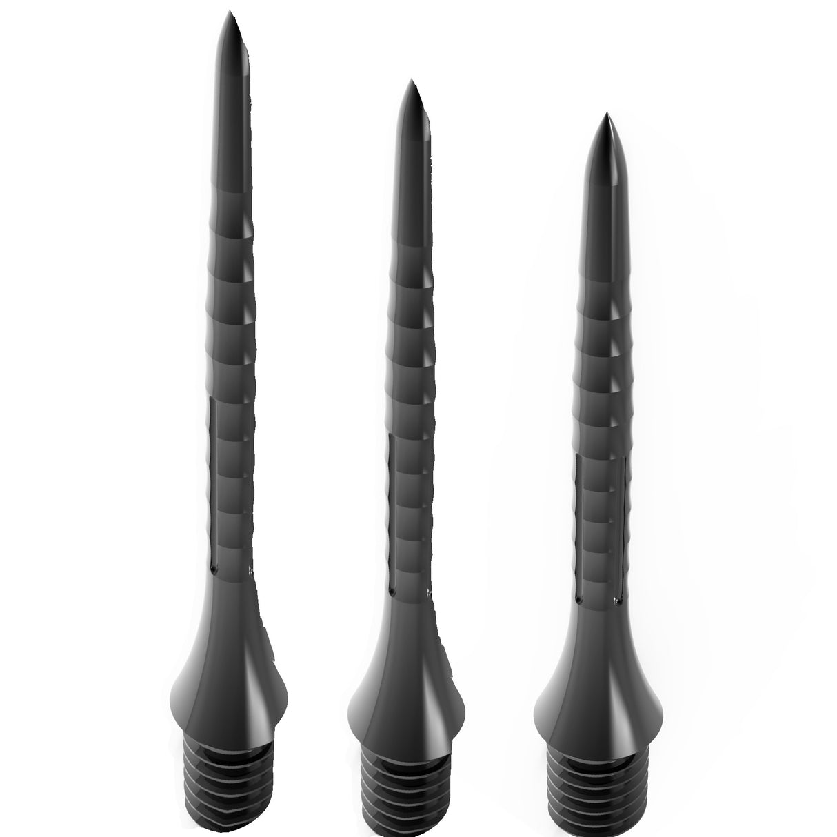 Caliburn Bamboo Conversion Points - Screw In - Soft Tip to Steel Tip - Black