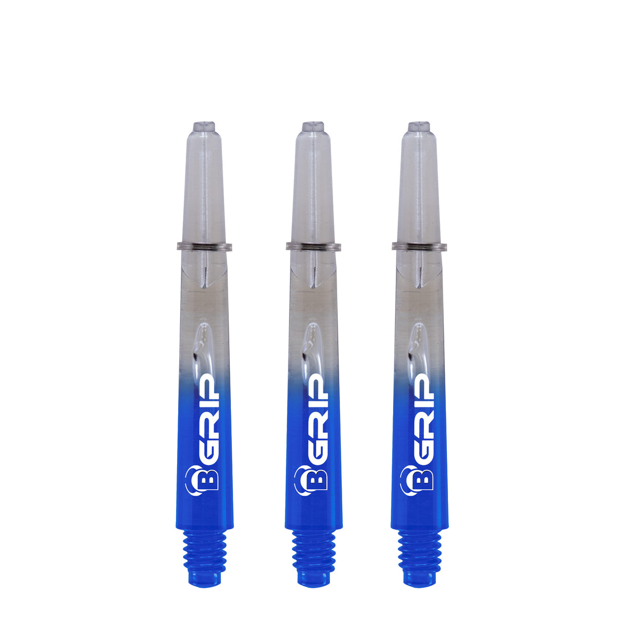 BULL'S B-Grip TT Shaft - Polycarbonate - Clear & Blue