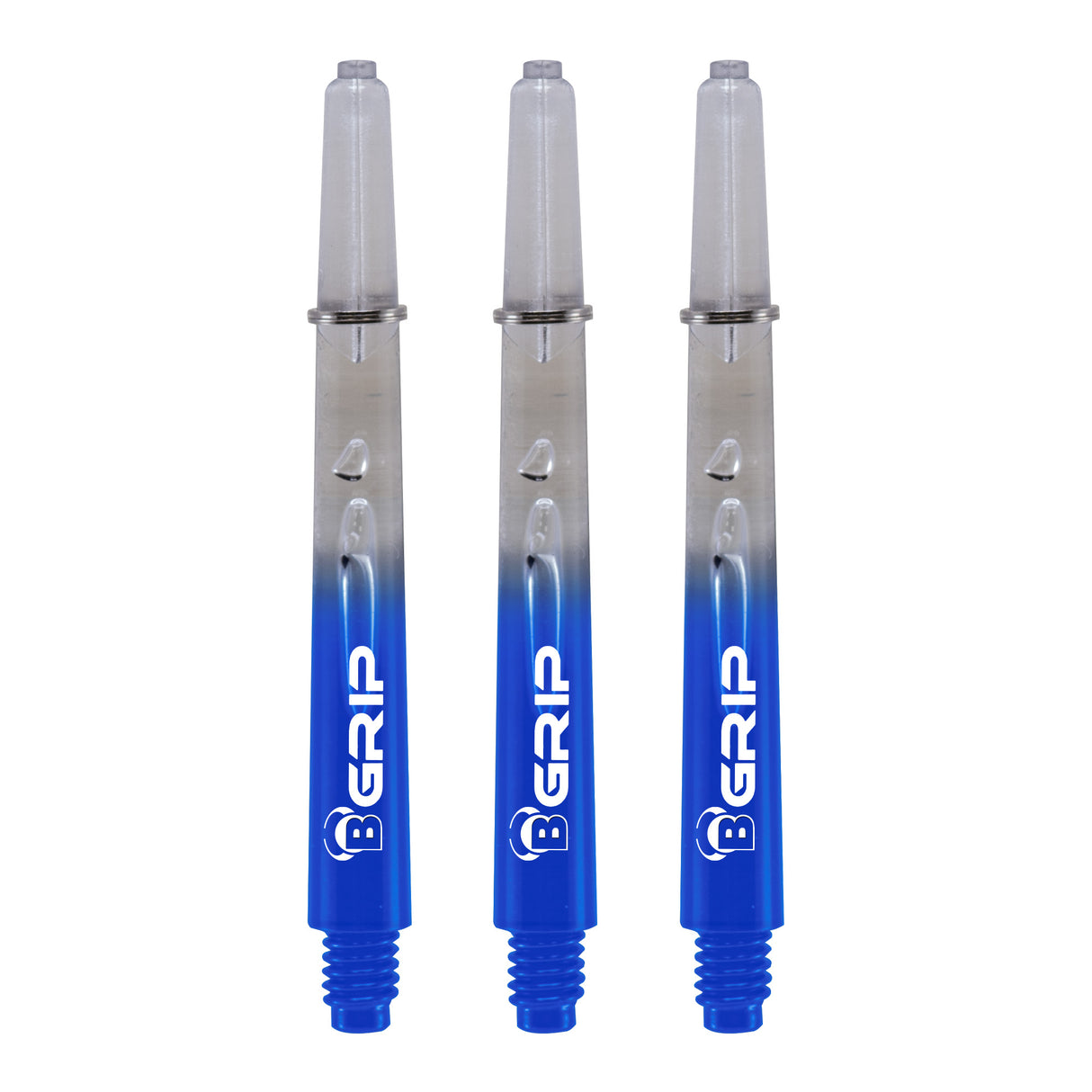 BULL'S B-Grip TT Shaft - Polycarbonate - Clear & Blue