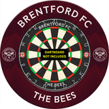 Brentford FC - Official Licensed - The Bees - Dartboard Surround - S3 - Dark Red