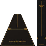 Bulls Advantage Carpet Dart Mat - Black & Gold - 300 x 85cm