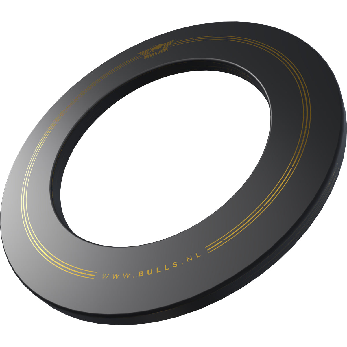 Bulls Advantage Dartboard Surround - Heavy Duty - Black & Gold