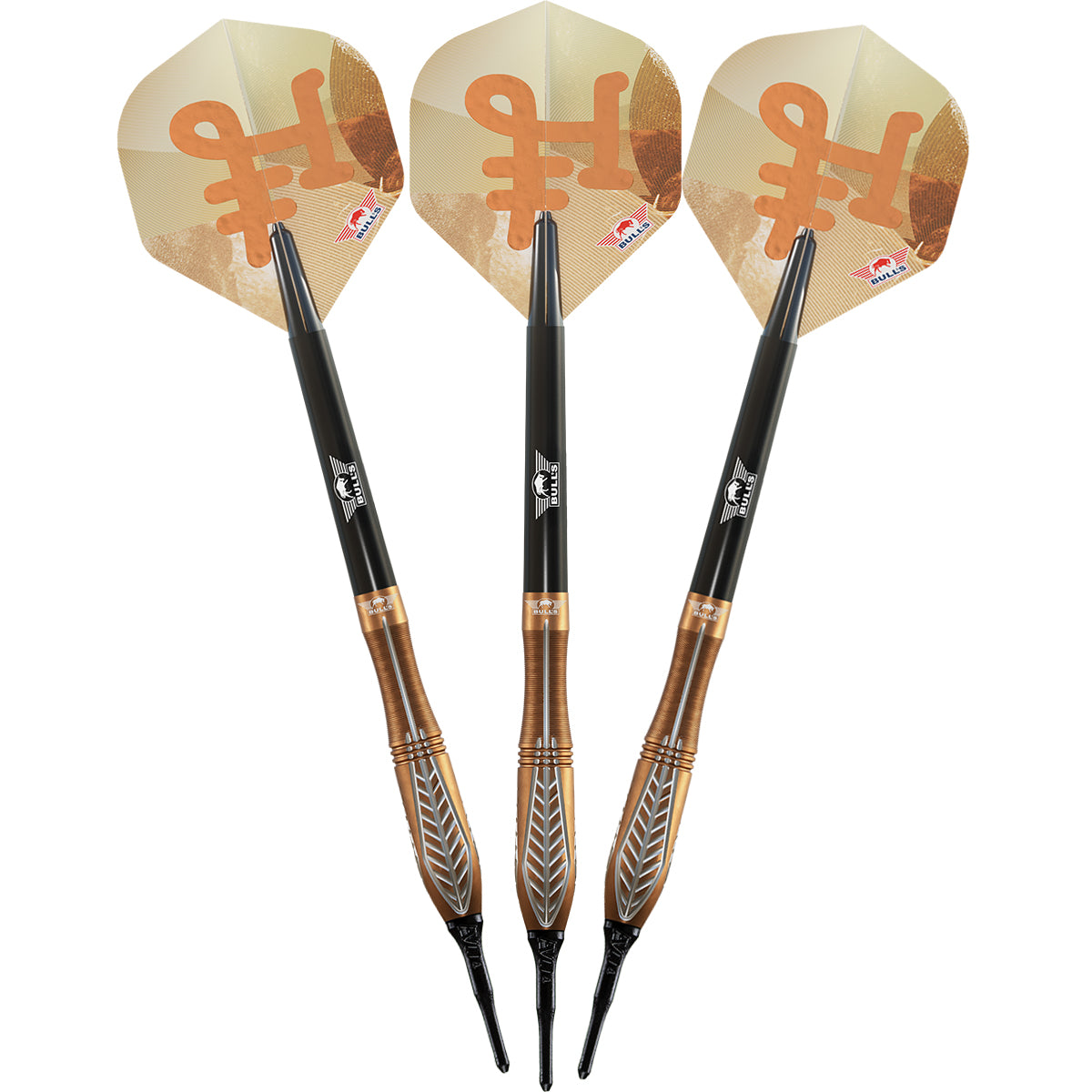 Bulls Bronzo Darts - Soft Tip - 90% Tungsten - Nova