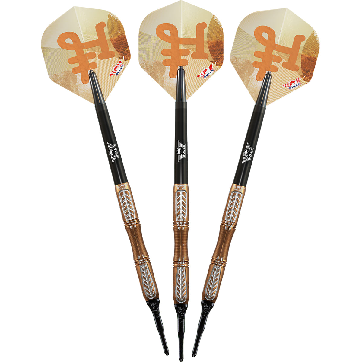 Bulls Bronzo Darts - Soft Tip - 90% Tungsten - True