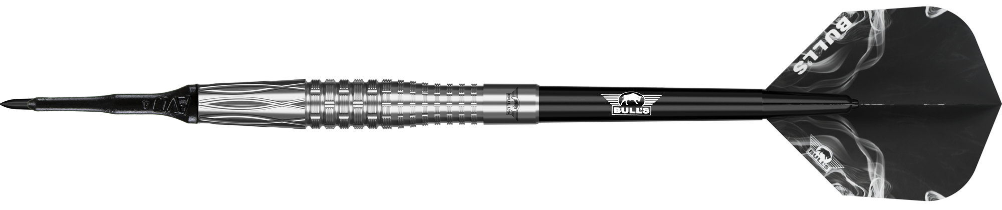 Bulls Smoke Darts - Soft Tip - 90% Tungsten - Silver Ash