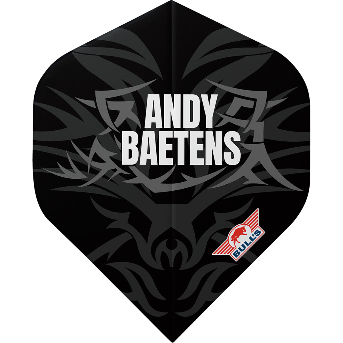 Bulls Andy Baetens Dart Flights - 100 - No2 - Std - 80 Edition - Black