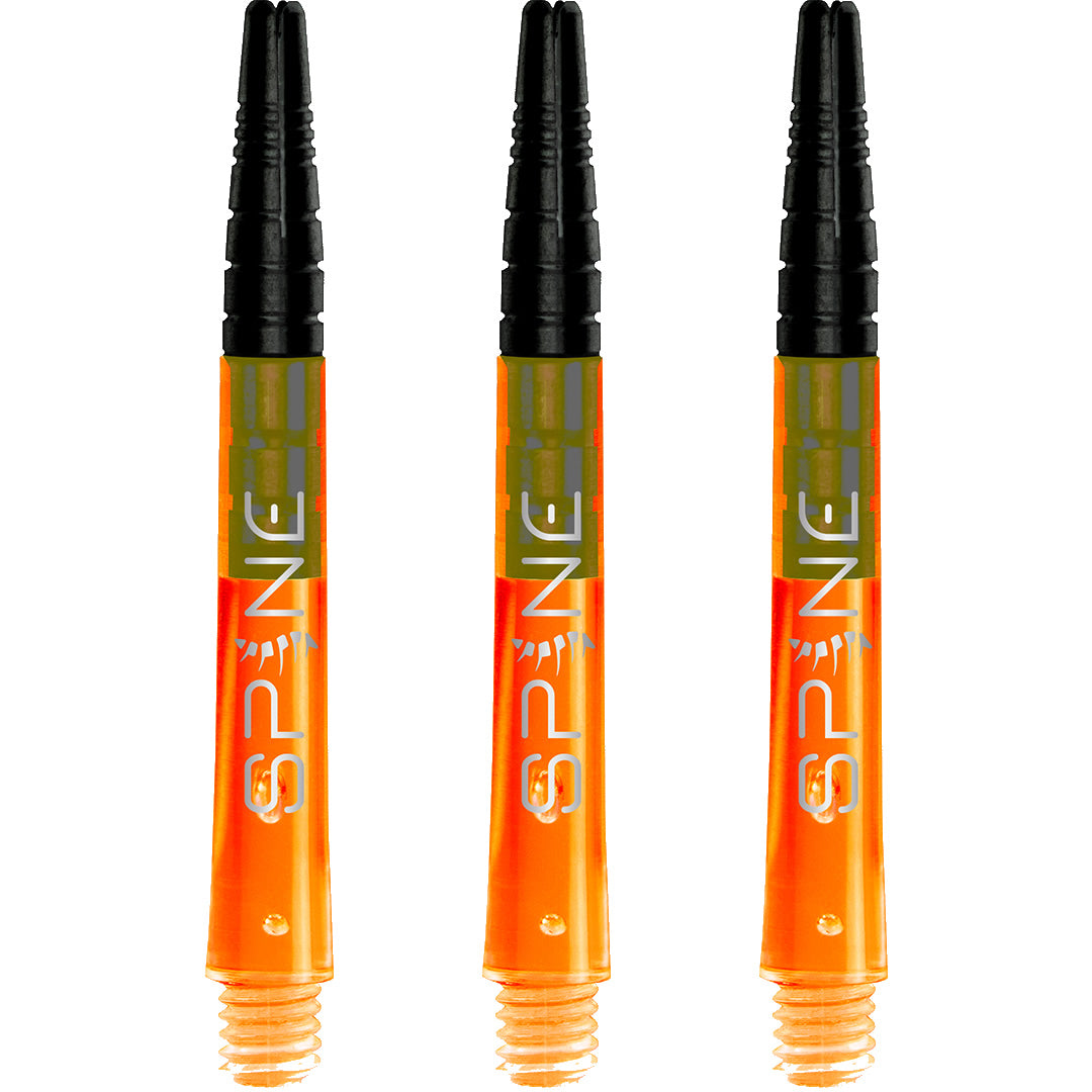 *Bulls Spine Dart Shafts - Polycarbonate with Aluminium Top - Orange
