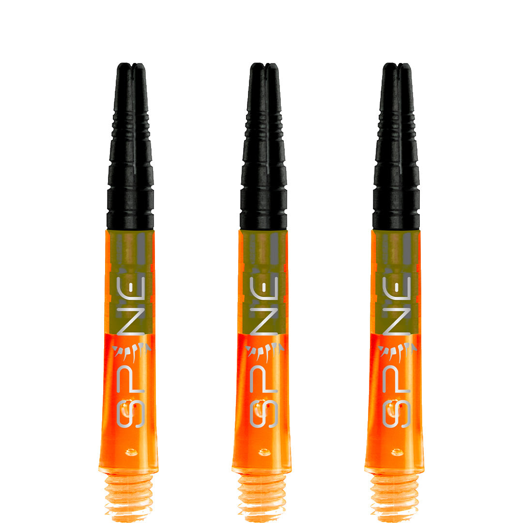 *Bulls Spine Dart Shafts - Polycarbonate with Aluminium Top - Orange