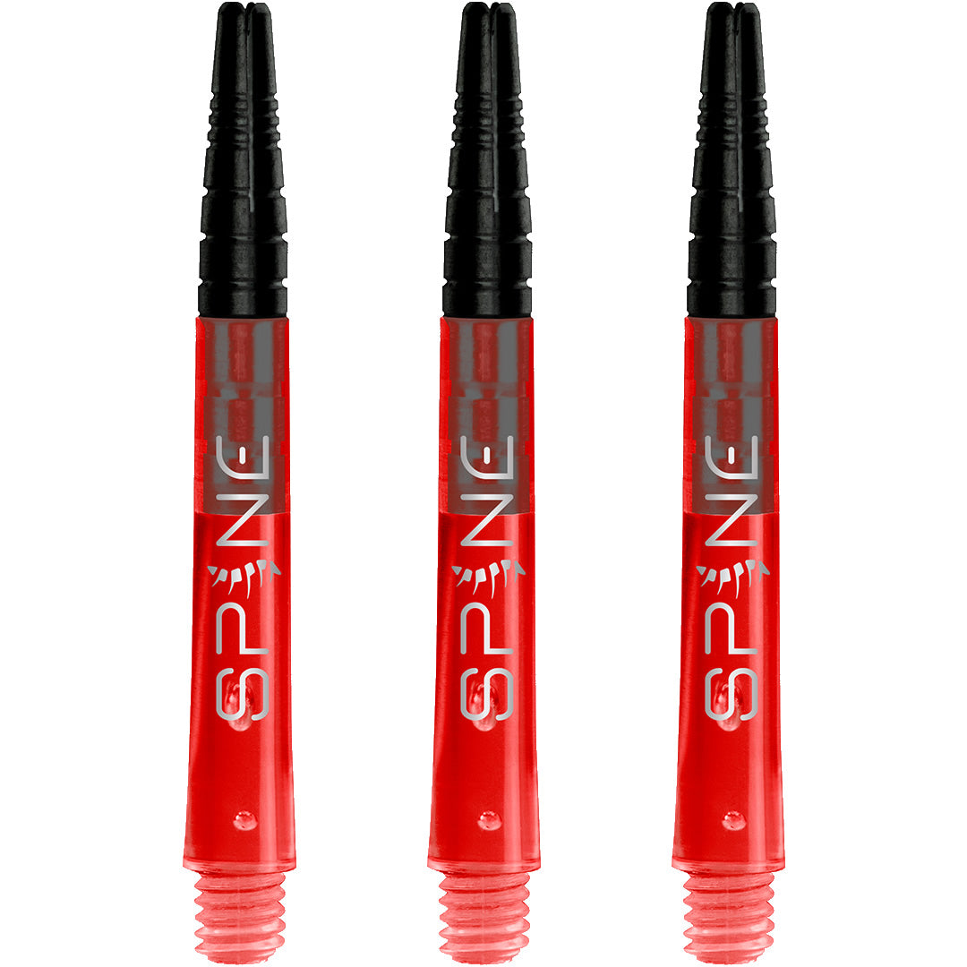 *Bulls Spine Dart Shafts - Polycarbonate with Aluminium Top - Red