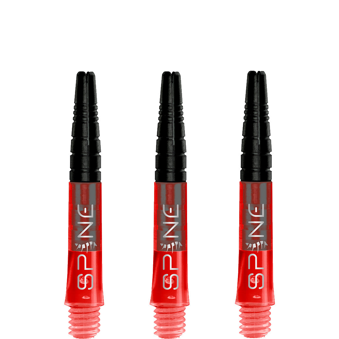 *Bulls Spine Dart Shafts - Polycarbonate with Aluminium Top - Red