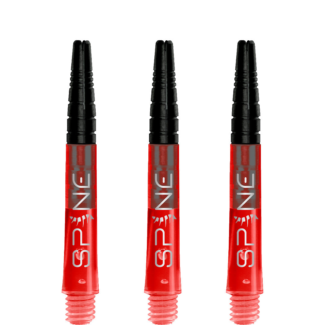 *Bulls Spine Dart Shafts - Polycarbonate with Aluminium Top - Red