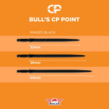 Bulls CP Dart Points - Steel Tip - Ringed
