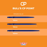 Bulls CP Dart Points - Steel Tip - Ringed
