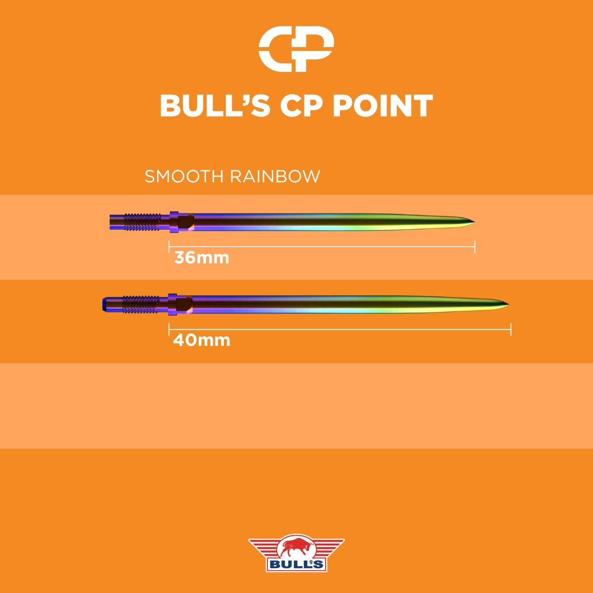Bulls CP Dart Points - Steel Tip - Smooth