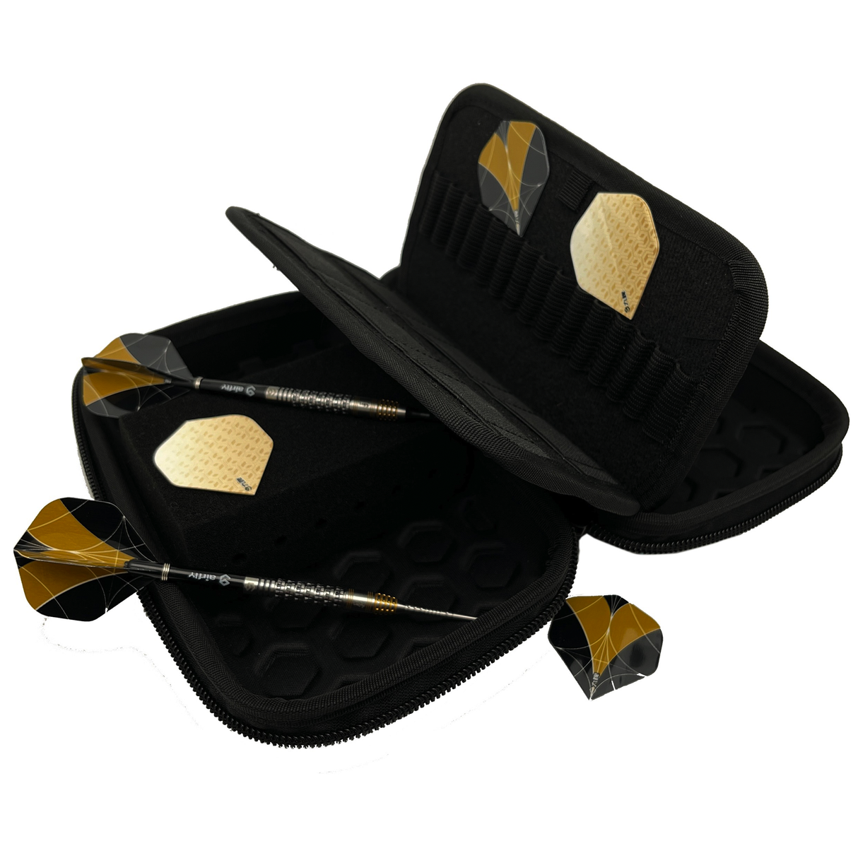 Caliburn Designs Dart Case - Strong EVA Dart Wallet - Holds Fully Loaded Darts - Bandanna