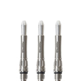 Caliburn Shuttle Titanium Dart Shafts - Metal Dart Stems - Silver