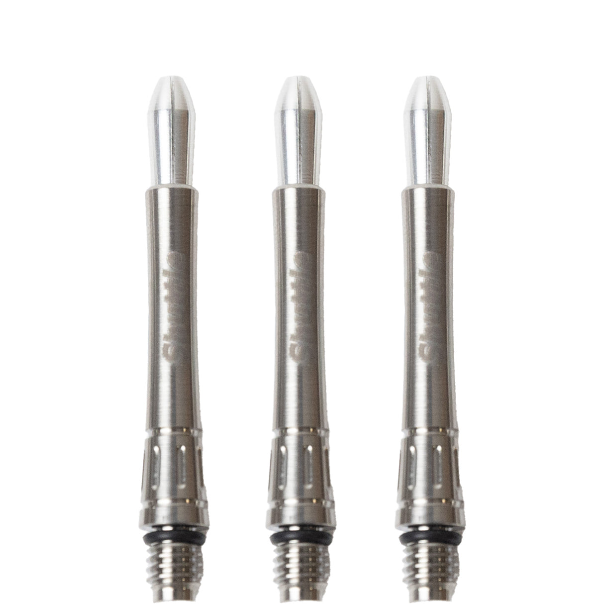 Caliburn Shuttle Titanium Dart Shafts - Metal Dart Stems - Silver