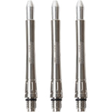 Caliburn Shuttle Titanium Dart Shafts - Metal Dart Stems - Silver